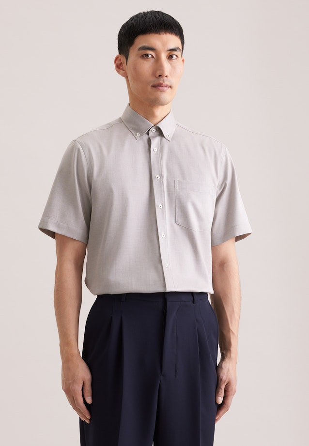 Regular Business Hemd Struktur in Grün |  Seidensticker Onlineshop