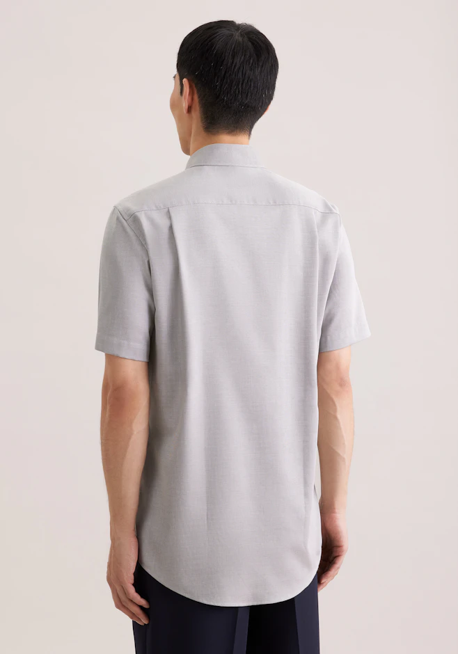 Regular Business Hemd Struktur in Grün | Seidensticker Onlineshop