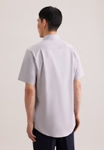 Regular Business Hemd Struktur in Grau |  Seidensticker Onlineshop