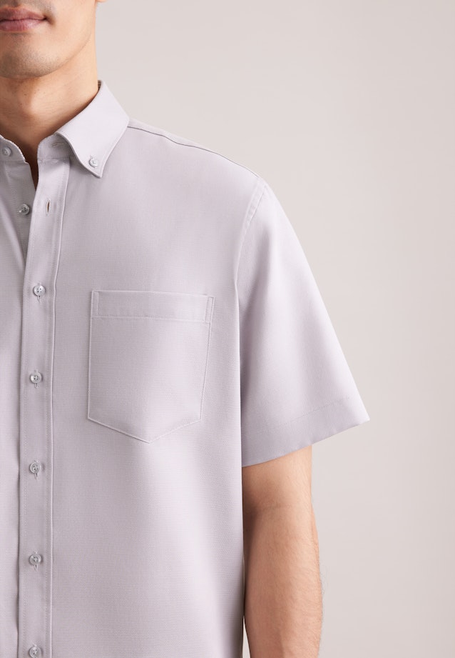 Regular Business Hemd Struktur in Grau |  Seidensticker Onlineshop