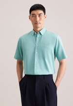 Regular Business Hemd Struktur in Türkis |  Seidensticker Onlineshop