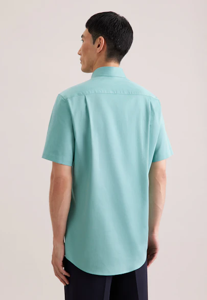 Regular Chemise d'affaires Structure in Turquoise | Seidensticker Onlineshop