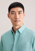 Regular Business Hemd Struktur in Türkis |  Seidensticker Onlineshop