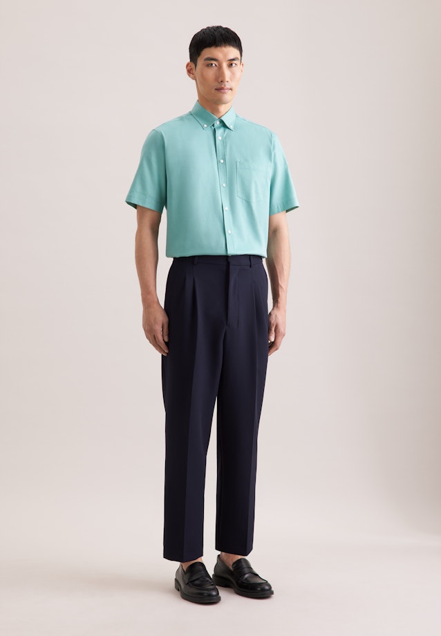 Regular Business Hemd Struktur in Türkis |  Seidensticker Onlineshop