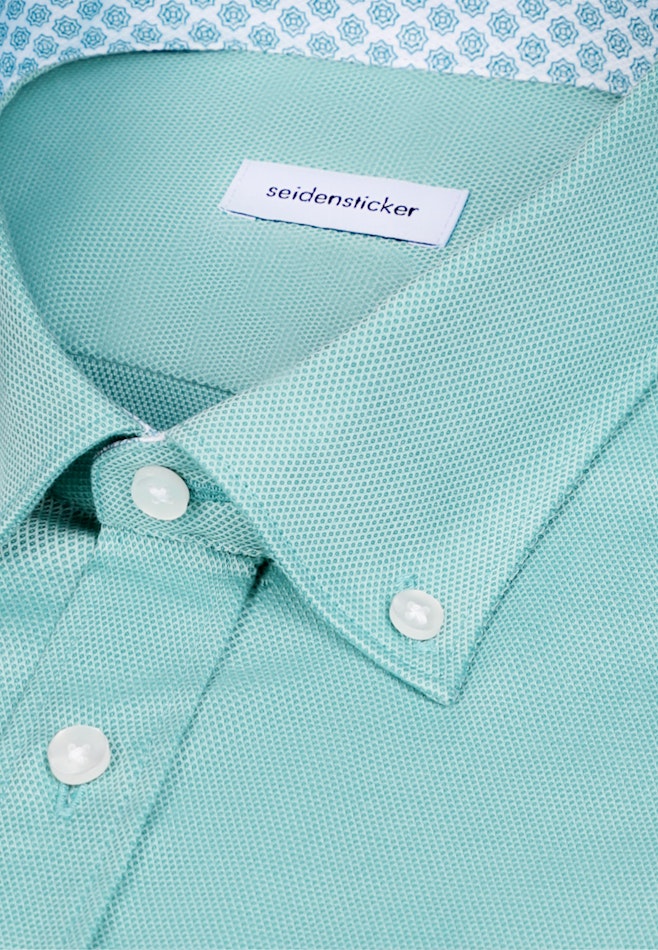 Regular Business Hemd Struktur in Türkis | Seidensticker Onlineshop