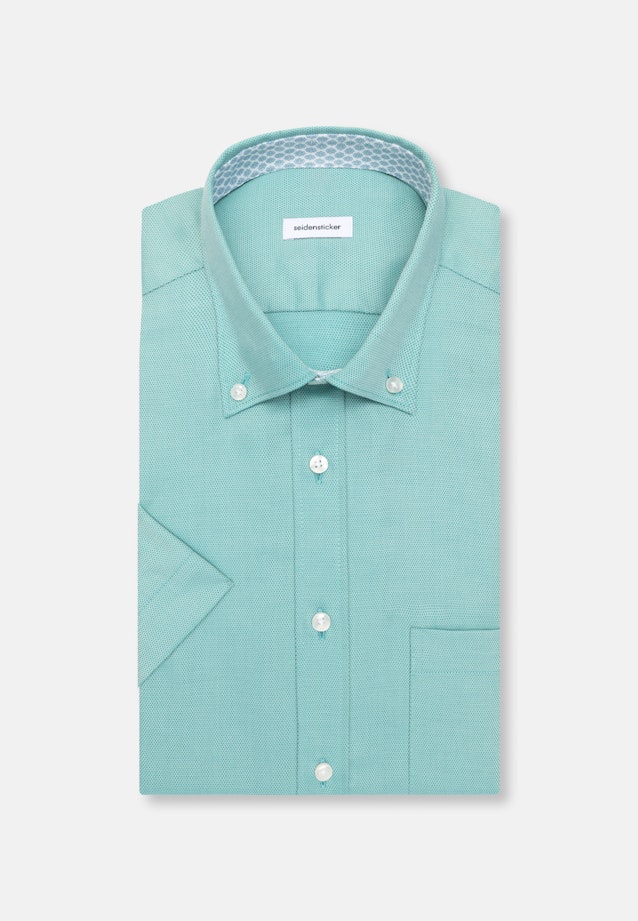 Regular Business Hemd Struktur in Türkis |  Seidensticker Onlineshop
