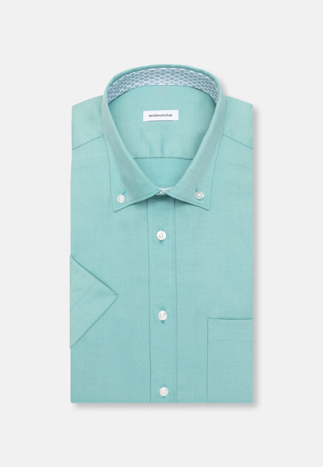 Regular Business Hemd Struktur in Türkis | Seidensticker Onlineshop