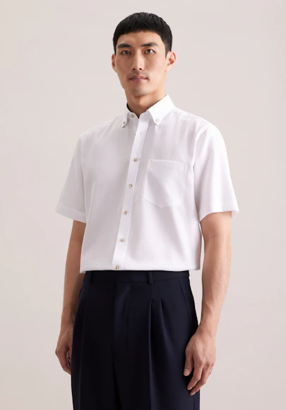 Regular Chemise d'affaires Structure in Blanc | Seidensticker Onlineshop