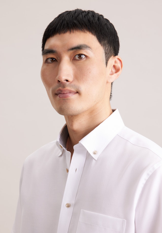 Regular Business Hemd Struktur in Weiß |  Seidensticker Onlineshop