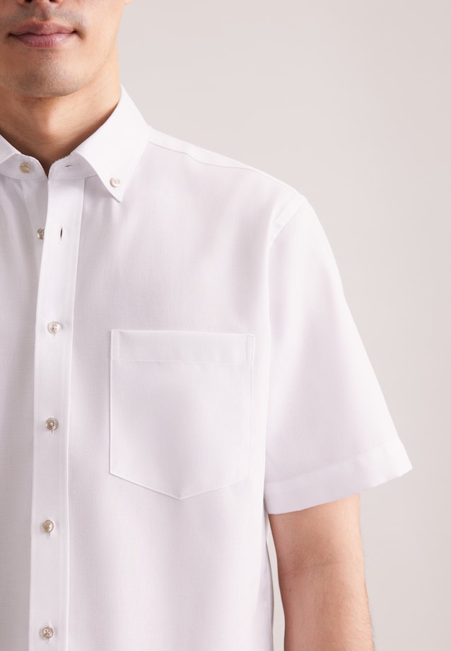 Regular Business Hemd Struktur in Weiß |  Seidensticker Onlineshop