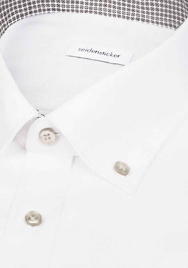 Regular Business Hemd Struktur in Weiß | Seidensticker Onlineshop