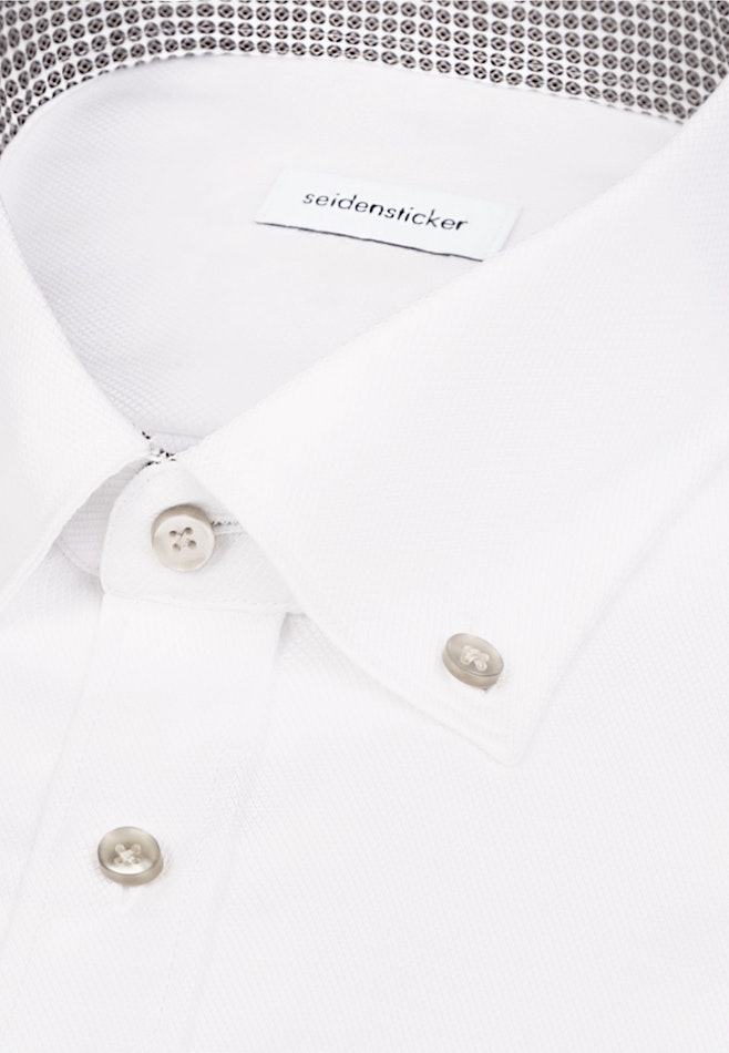 Regular Business Hemd Struktur in Weiß | Seidensticker Onlineshop