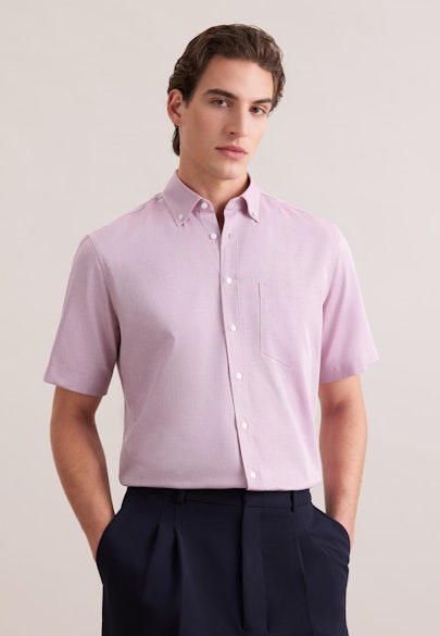 Regular Chemise d'affaires Structure in Rose Fuchsia | Seidensticker Onlineshop