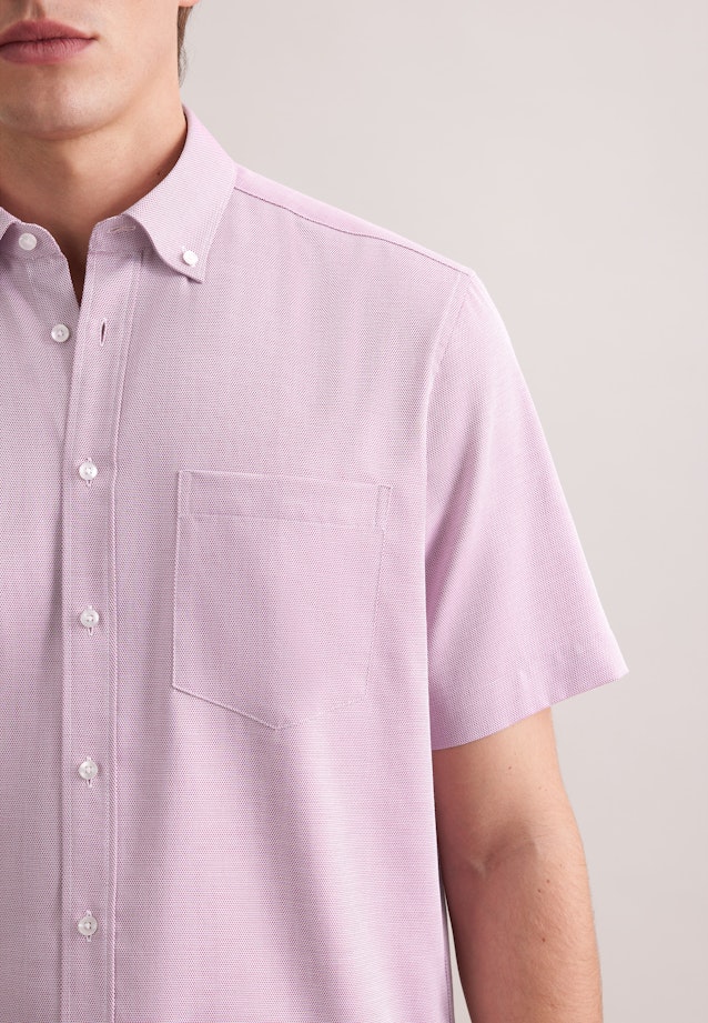 Regular Business Hemd Struktur in Rosa |  Seidensticker Onlineshop