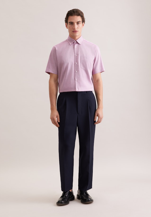 Regular Business Hemd Struktur in Rosa |  Seidensticker Onlineshop