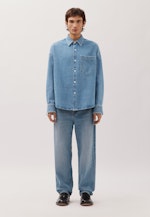 Oversized Boxy Hemd aus Blue Denim in Dunkelblau |  Seidensticker Onlineshop