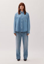 Oversized Chemise à la mode Denim in Bleu Foncé |  Seidensticker Onlineshop