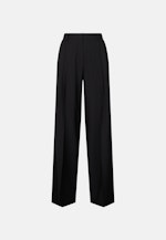 Bundfaltenhose aus einer Wollmischung in Schwarz |  Seidensticker Onlineshop