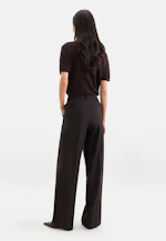 Pantalon à plis en mélange de laine in Marron |  Seidensticker Onlineshop