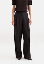 Pantalon à plis en mélange de laine in Marron |  Seidensticker Onlineshop