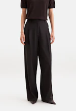 Bundfaltenhose aus einer Wollmischung in Braun |  Seidensticker Onlineshop