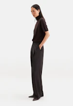 Pantalon à plis en mélange de laine in Marron |  Seidensticker Onlineshop