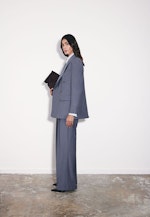 Bundfaltenhose aus einer Wollmischung in Grau |  Seidensticker Onlineshop