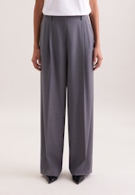 Bundfaltenhose aus einer Wollmischung in Grau |  Seidensticker Onlineshop
