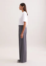 Bundfaltenhose aus einer Wollmischung in Grau |  Seidensticker Onlineshop
