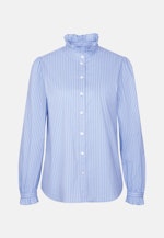 Hemdbluse mit Rüschendetails in Hellblau |  Seidensticker Onlineshop