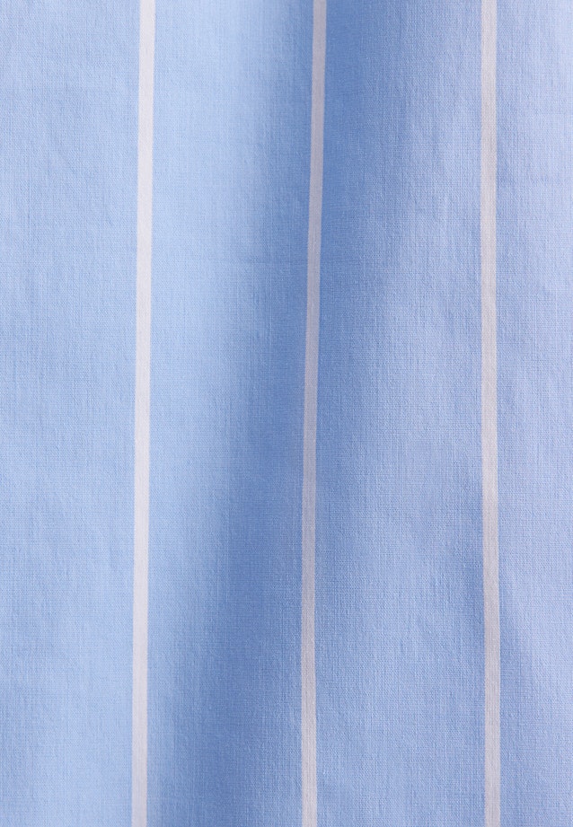 Oversized Hemdbluse mit tiefer Passe in Hellblau |  Seidensticker Onlineshop