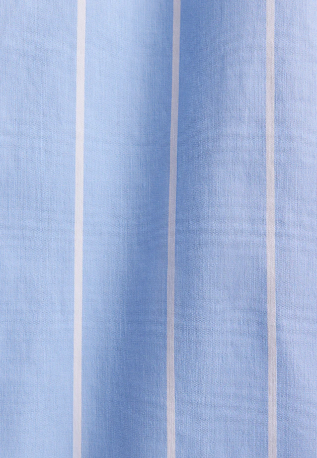 Oversized Hemdbluse mit tiefer Passe in Hellblau |  Seidensticker Onlineshop