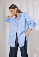 Chemise blouse oversize avec empiècement bas in Bleu Clair |  Seidensticker Onlineshop