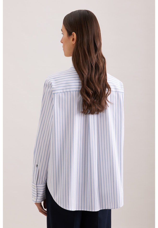 Hemdbluse in A- Linie in Hellblau | Seidensticker Onlineshop