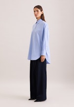 Oxford Hemdbluse Oversized mit tiefer Passe in Hellblau |  Seidensticker Onlineshop