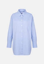 Oxford Hemdbluse Oversized mit tiefer Passe in Hellblau |  Seidensticker Onlineshop