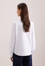 Hemdbluse mit abnehmbarer Schluppe in Hellblau |  Seidensticker Onlineshop