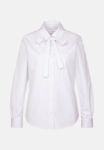 Hemdbluse mit abnehmbarer Schluppe in Hellblau |  Seidensticker Onlineshop