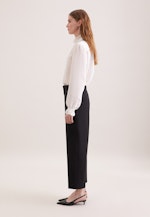 Schmale Hose mit Bügelfalten aus einer Wollmischung in Noir |  Seidensticker Onlineshop