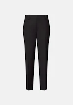 Pantalon ajusté avec plis en mélange de laine in Noir |  Seidensticker Onlineshop