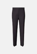 Slim trousers with creases made of wool-blend in Dunkelblau |  Seidensticker Onlineshop