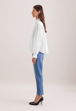 Schluppenbluse mit Rüschendetail in Weiß |  Seidensticker Onlineshop