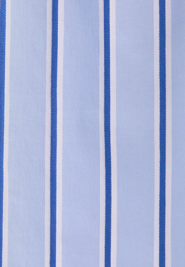 Schalkragenkleid mit Volumenärmel in Bleu Clair |  Seidensticker Onlineshop