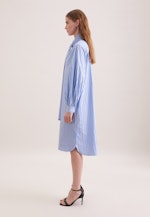 Schalkragenkleid mit Volumenärmel in Hellblau |  Seidensticker Onlineshop