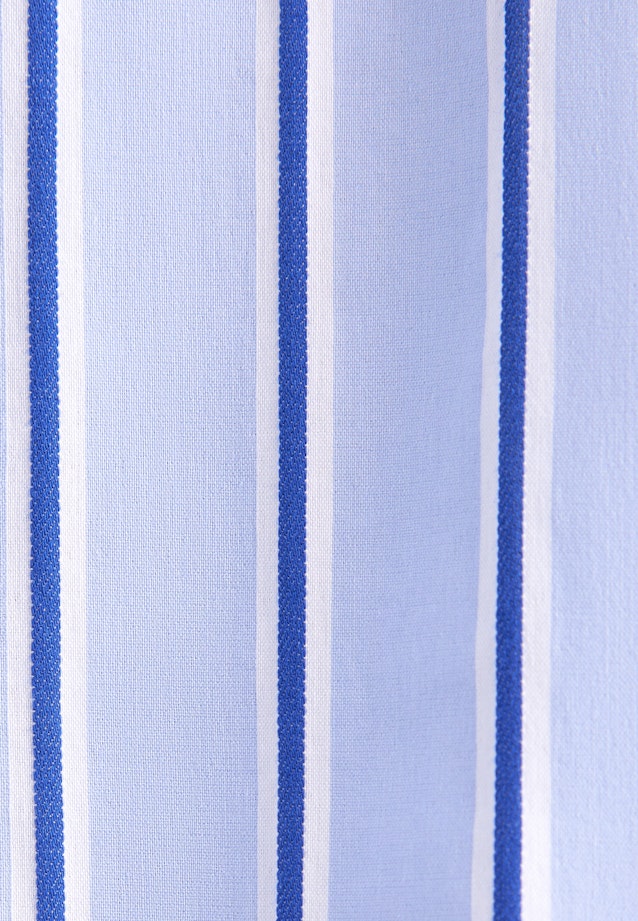 Schalkragenbluse mit Volumenärmel in Hellblau |  Seidensticker Onlineshop