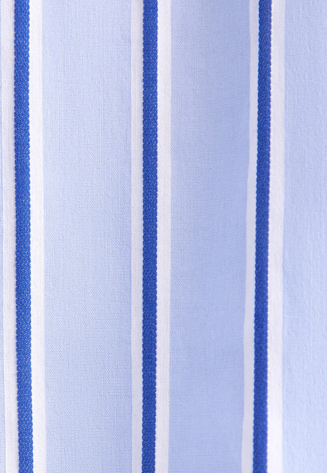 Schalkragenbluse mit Volumenärmel in Hellblau |  Seidensticker Onlineshop