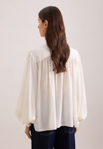 Hemdbluse mit Volumenärmel in Weiß |  Seidensticker Onlineshop