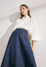 Hemdbluse mit Volumenärmel in Weiß |  Seidensticker Onlineshop