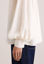 Hemdbluse mit Volumenärmel in Weiß |  Seidensticker Onlineshop