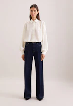 Hemdbluse mit Volumenärmel in Weiß |  Seidensticker Onlineshop